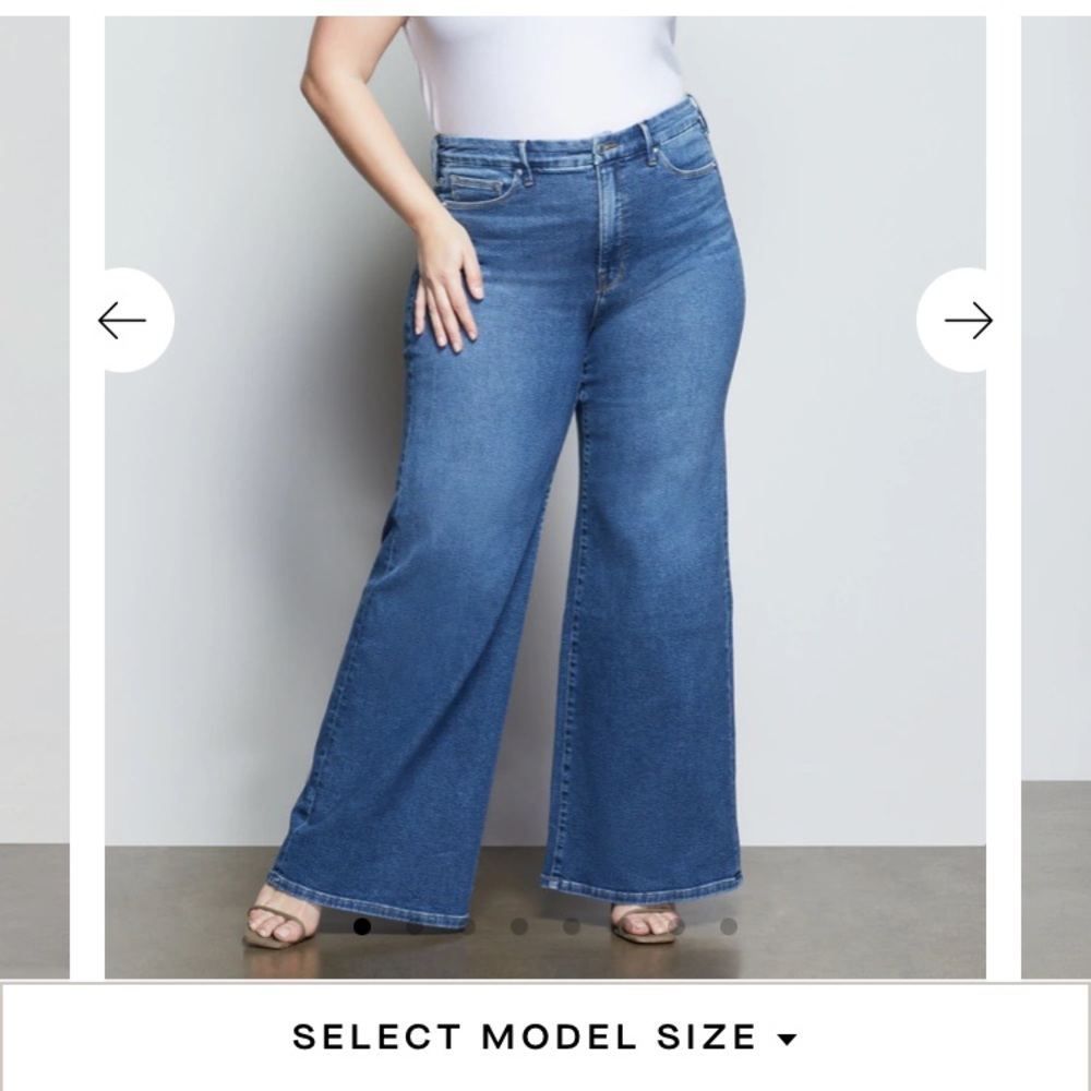 GOOD AMERICAN PALAZZO JEANS